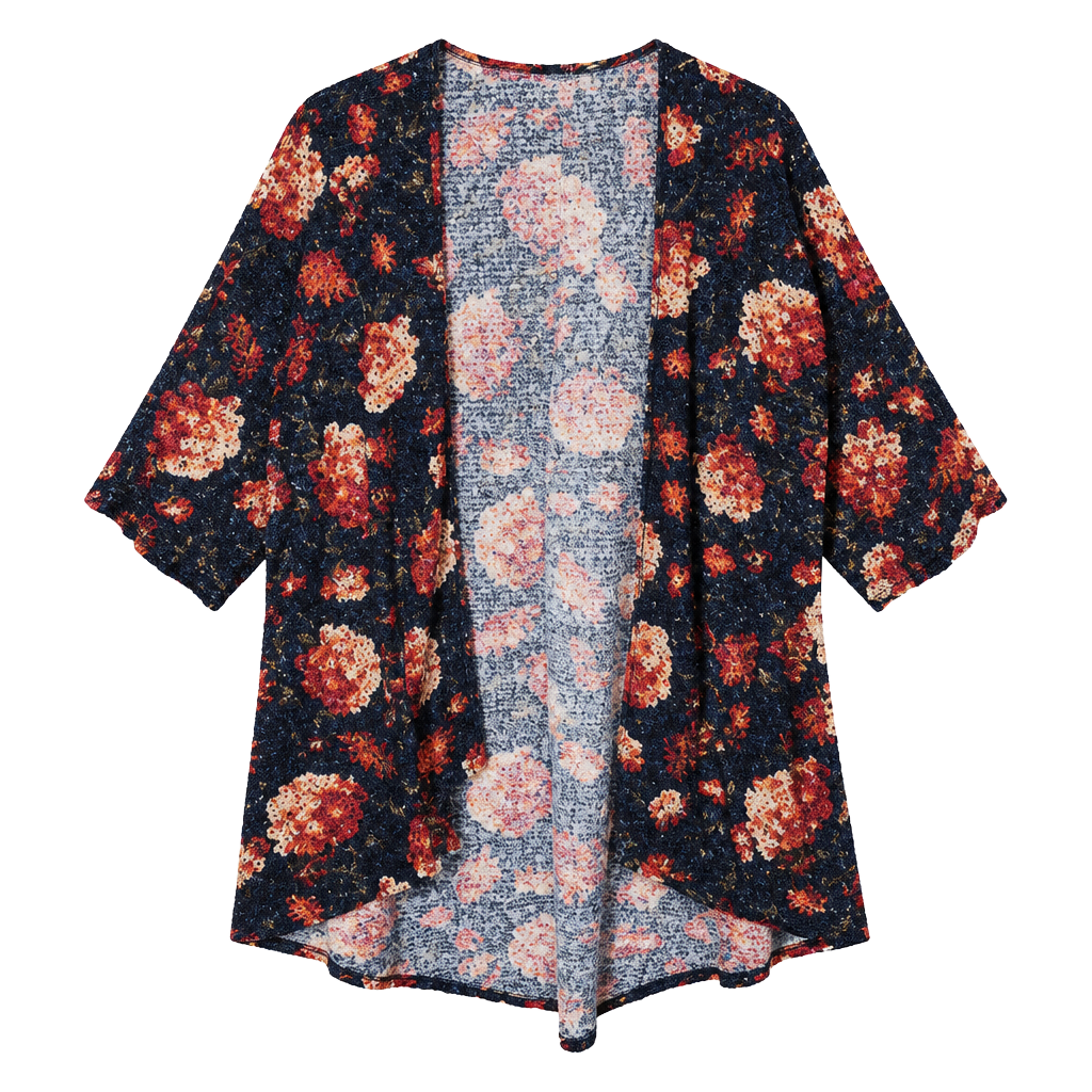 LuLaRoe Shimmer Floral Knit Cardigan – Women’s Small 1