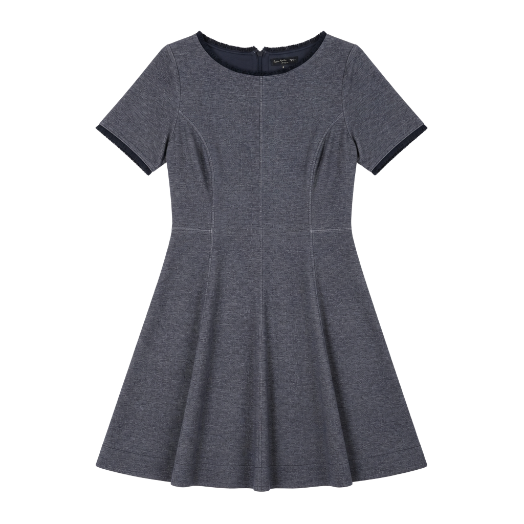 Banana Republic Fit and Flare Denim Dress 1