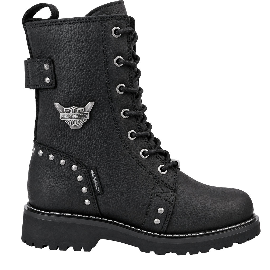 Harley-Davidson® Women's Ardmore Waterproof BLK or BWN Motorcycle Boots 1
