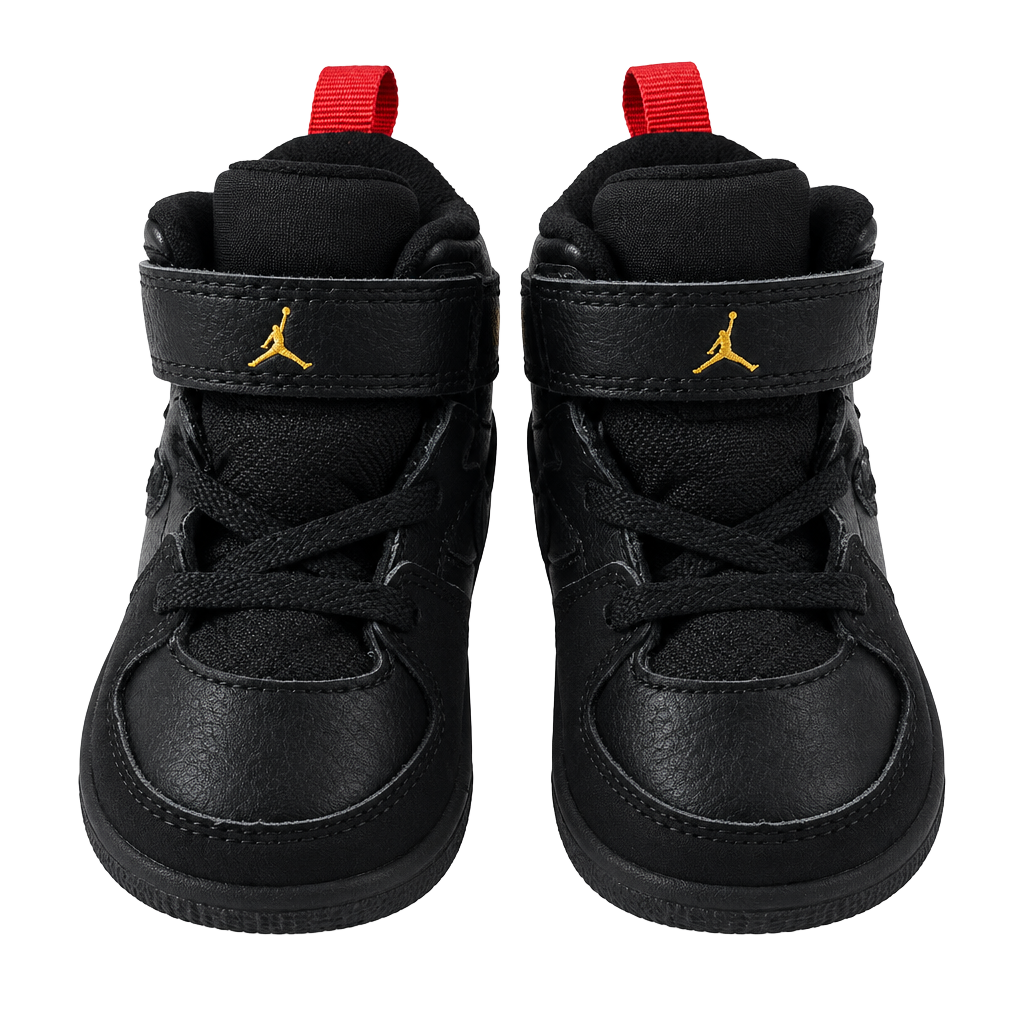 Jordan Flight Club 91 Size 6C Black Red Toddler Sneakers 1
