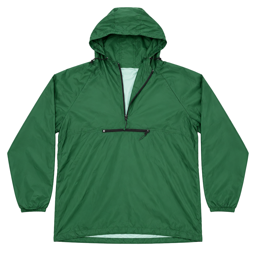 Gap Factory Store Anorak Jacket Size XL Green Nylon Windbreaker 1