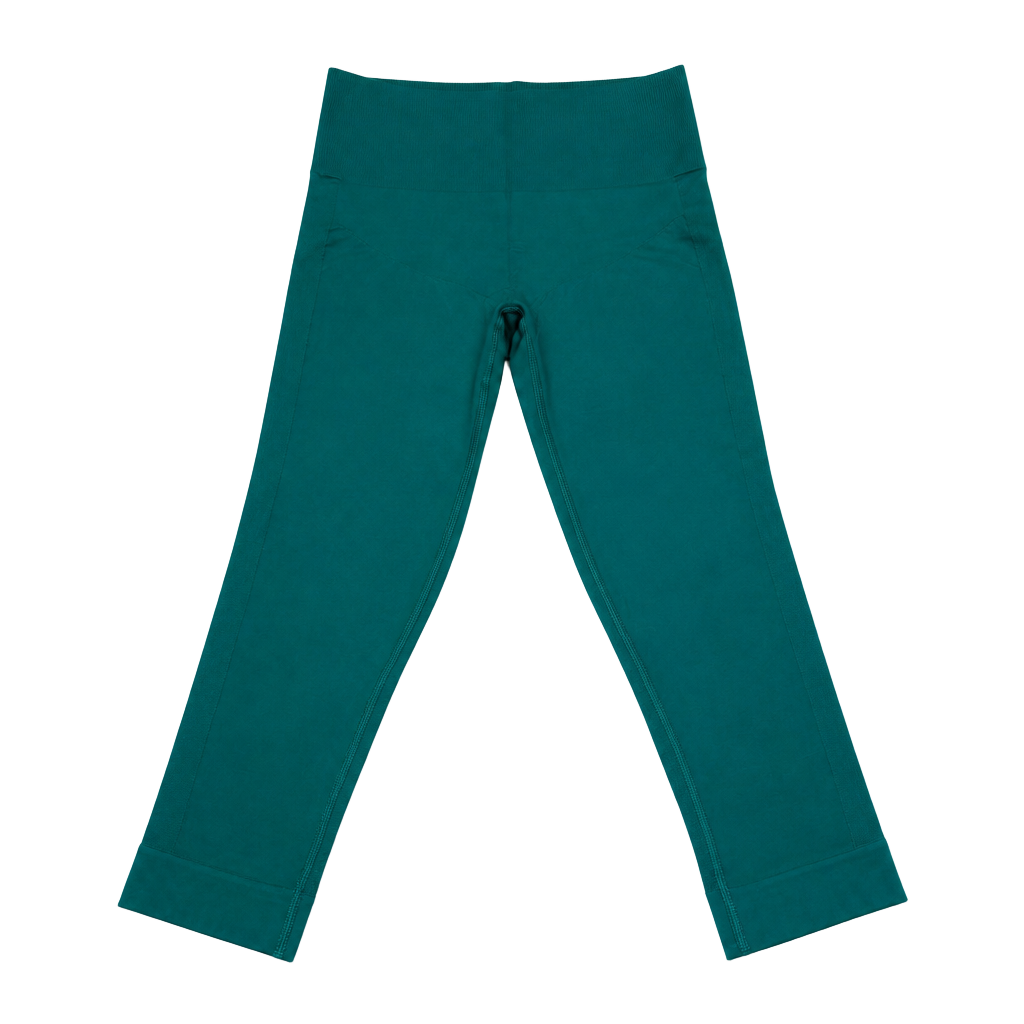 Lululemon Size 8 Green compression Leggings 1