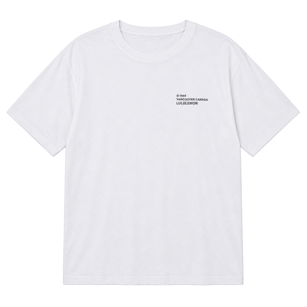 Lululemon 1998 Vancouver Canada T-Shirt Off White 1