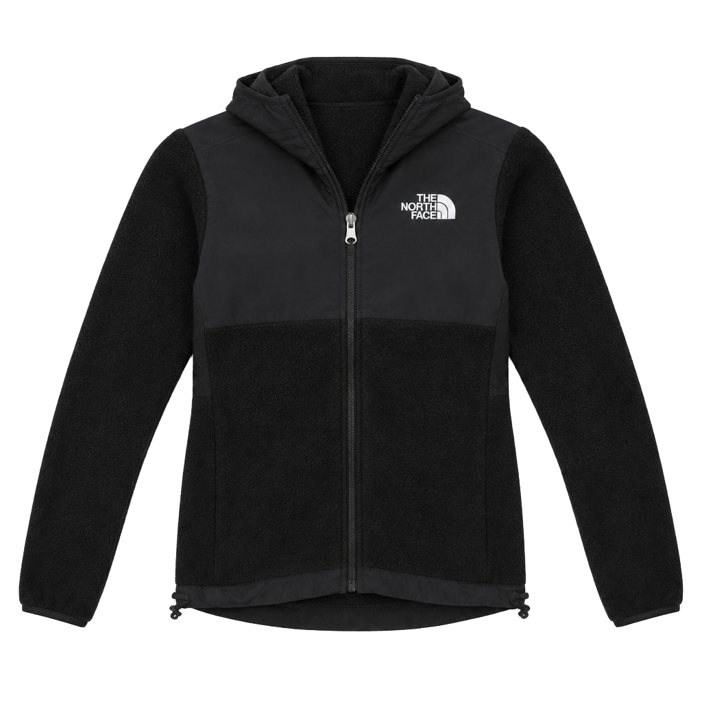 The North Face Denali Jacket Size XS Black Full Zip Fleece Hoodie 1