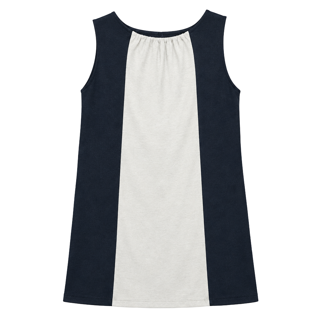 Merona Sleeveless Tank Top Size M Black White Colorblock 1