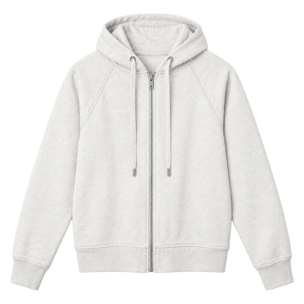 DKNY Sport Full Zip Hoodie Size M White Logo Drawstring Sweatshirt 1