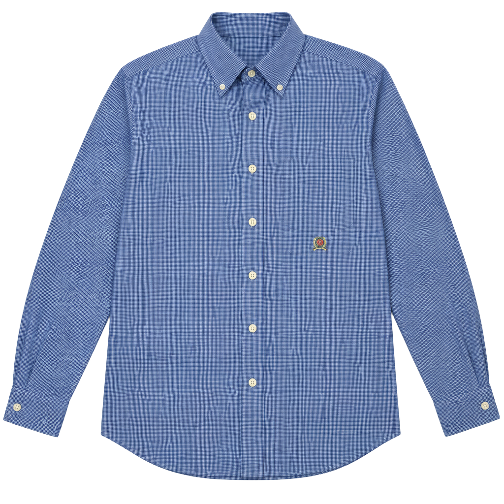 Vintage Tommy Hilfiger Golf Long Sleeve Button Down Shirt Size XL Blue 1