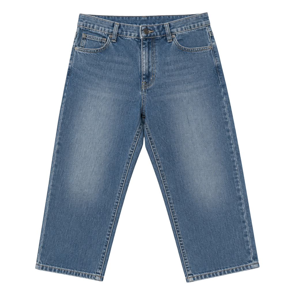 Lee Relaxed Fit Straight Leg Jeans Size 14 Medium Blue Denim 1