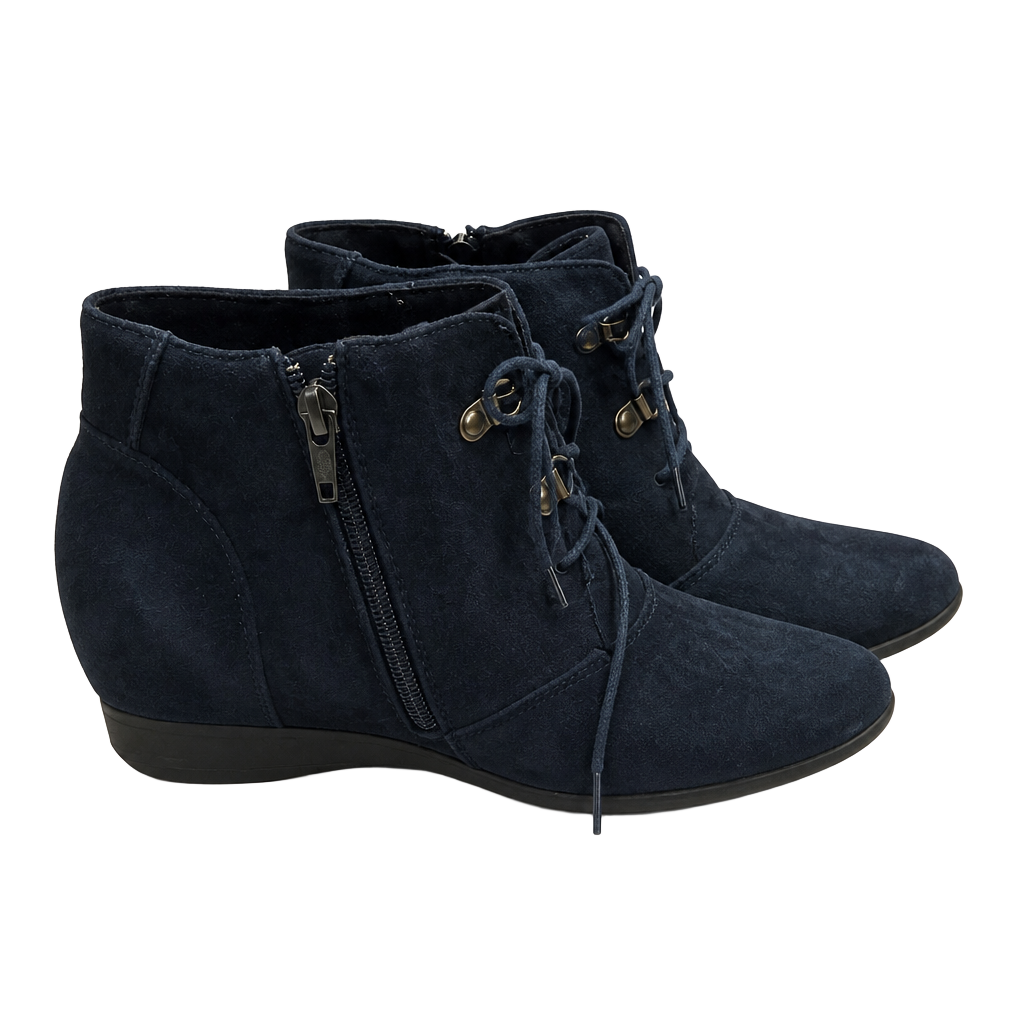 VIH MEMORY FOAM Ankle SUEDE Boots 🎃
Size 9.5 Blue Suede 1