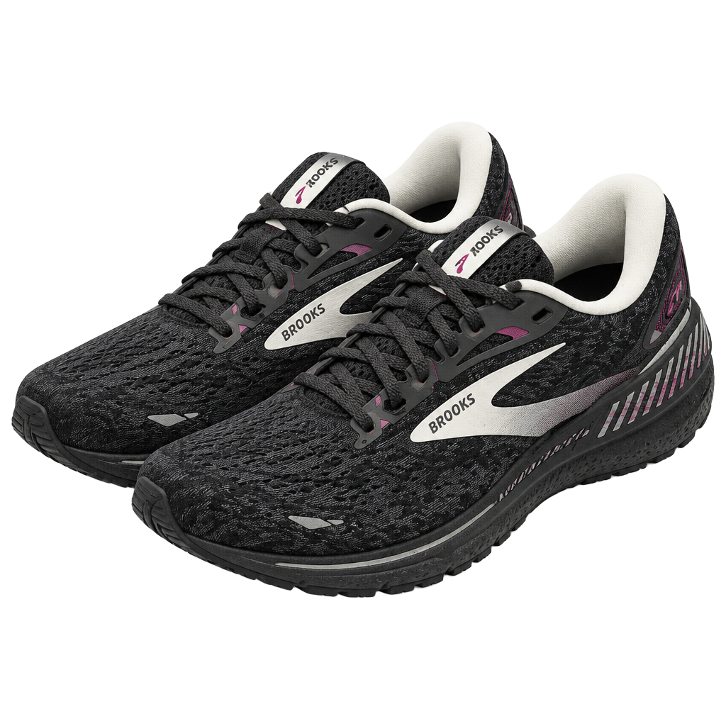 Brooks Adrenaline GTS 23 Size 9 Black Running Shoes 1