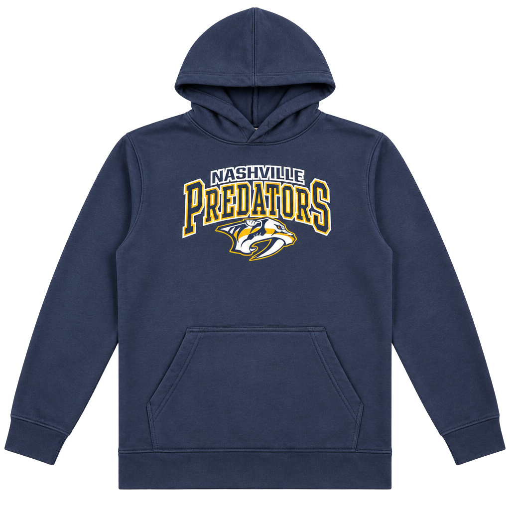NHL Nashville Predators Hoodie Size XL-16/18 Blue Polyester 1