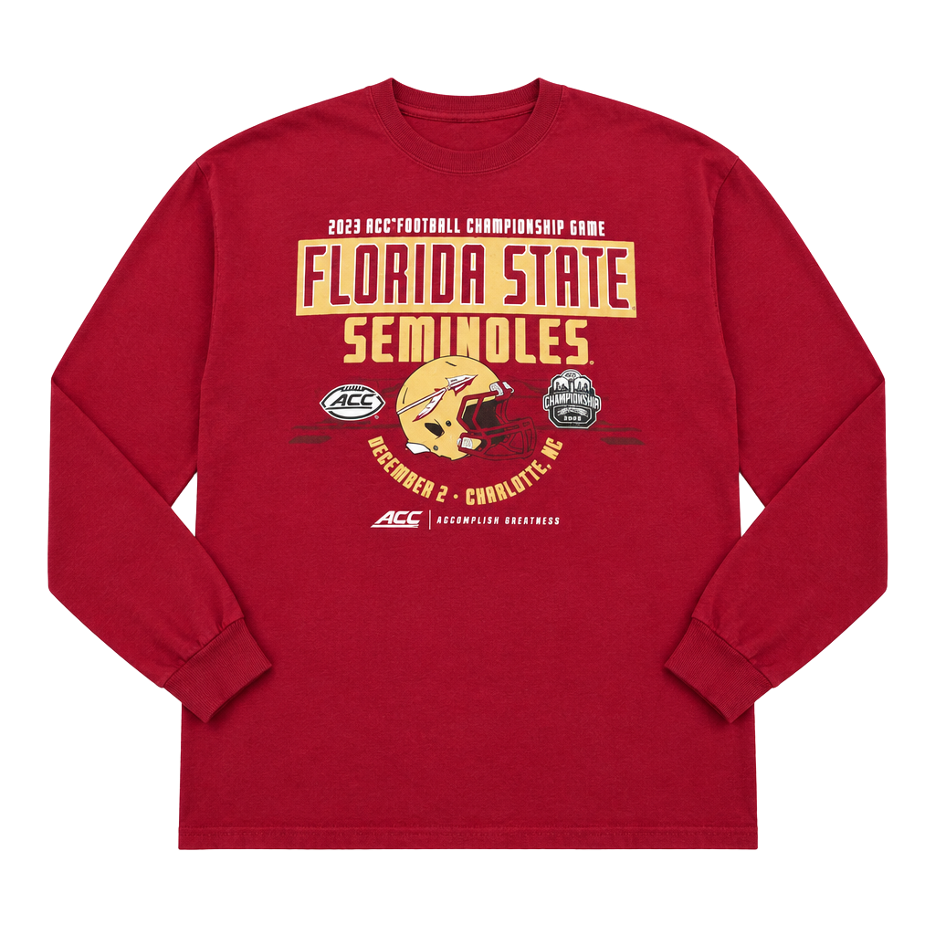 Champion Florida State Seminoles 2023 ACC Championship Long Sleeve Shirt M 1