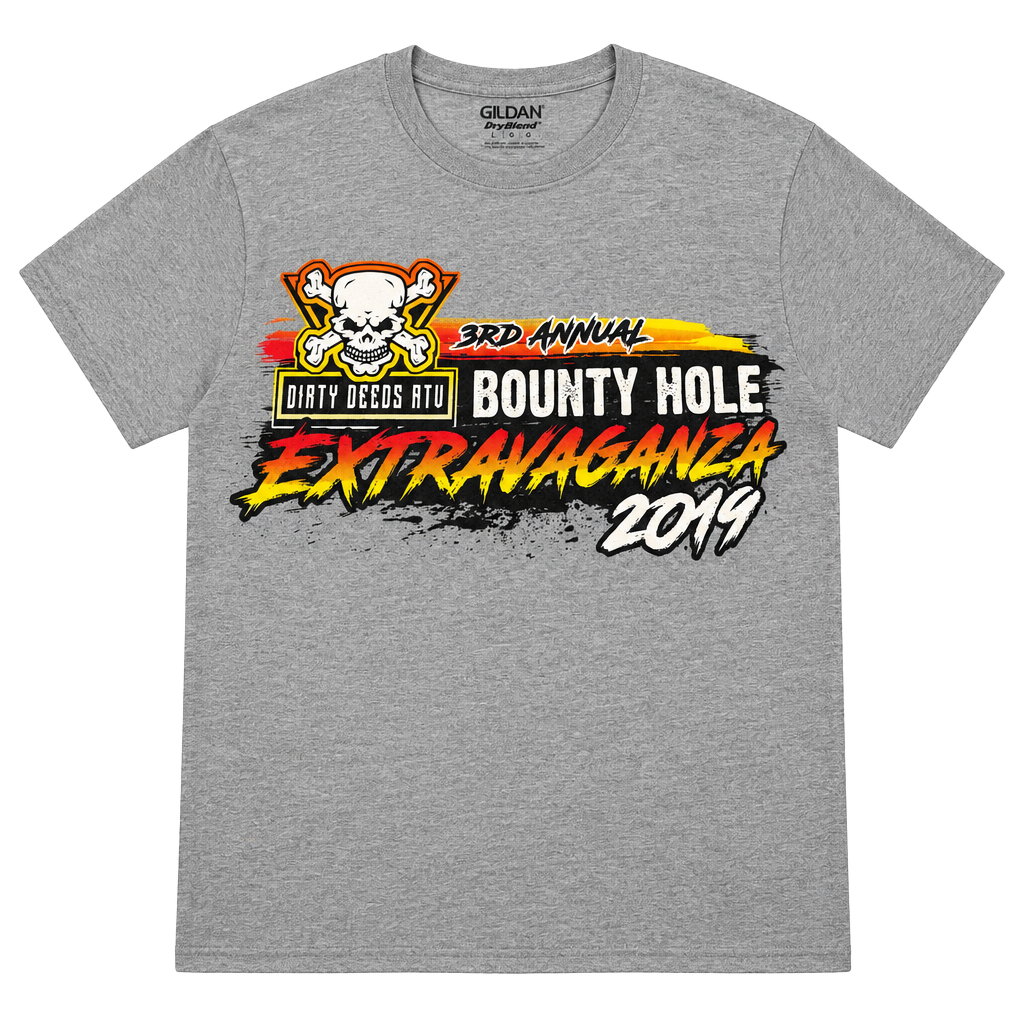 Dirty Deeds ATV Bounty Hole Extravaganza 2019 Palatka Florida T-Shirt Large 1