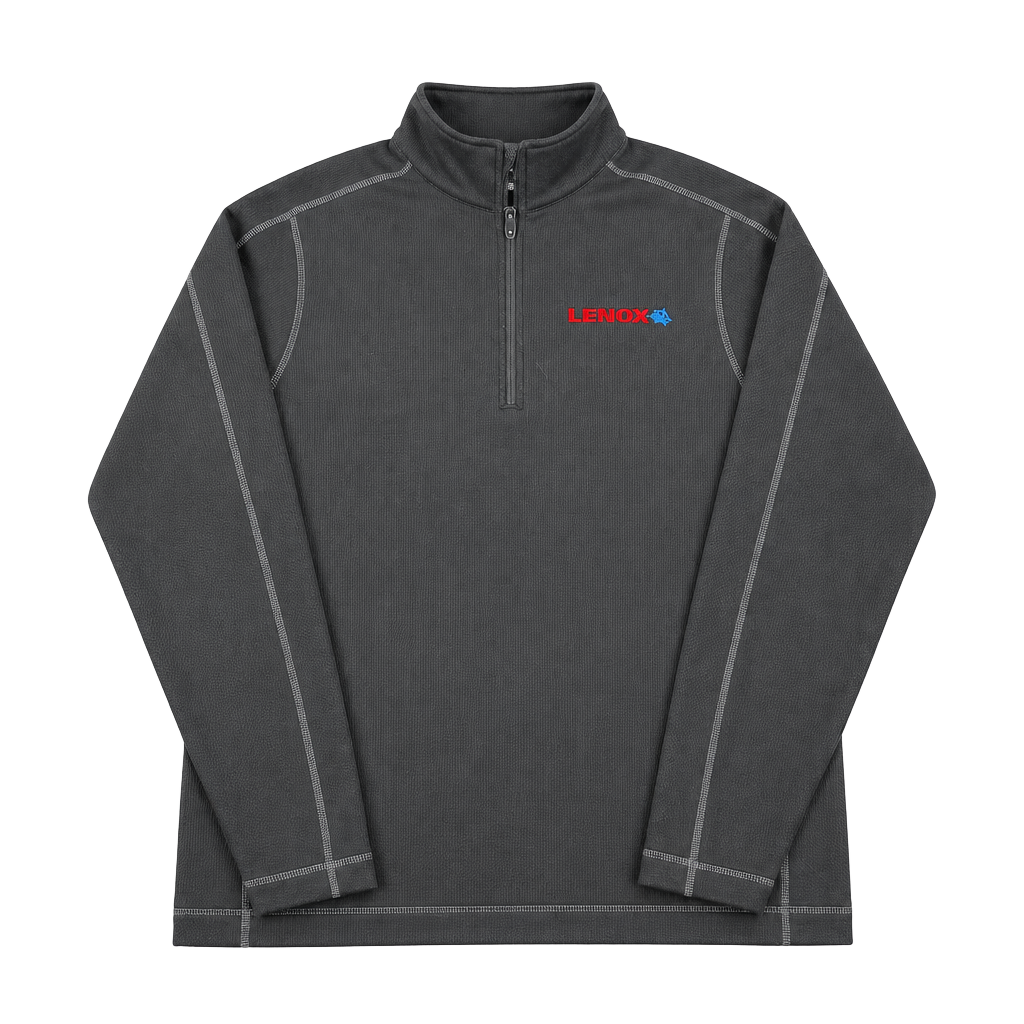 Nike Golf Therma-Fit Quarter Zip Pullover Mens Medium Black Lenox Logo 1