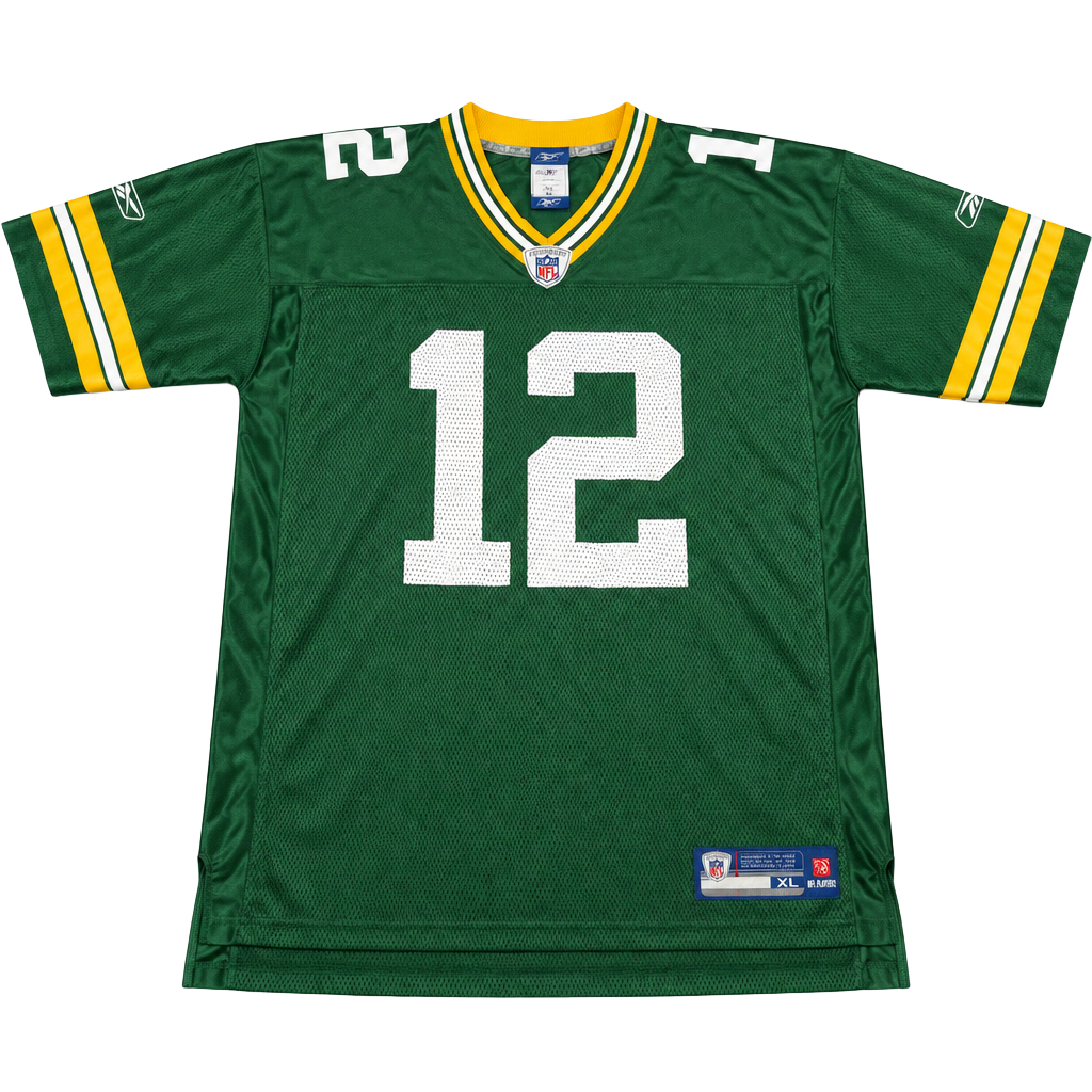 NWT Reebok Green Bay Packers Aaron Rodgers 12 Jersey Size XL 1