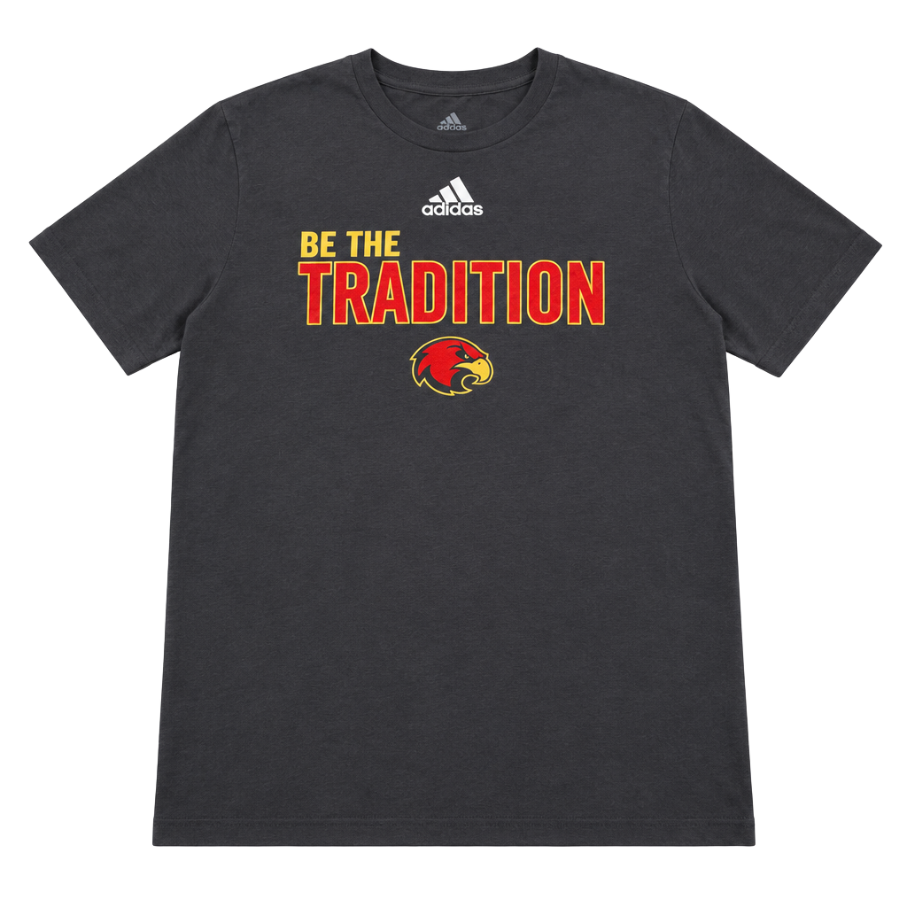 Adidas Be The Tradition Hawks Black Graphic T-Shirt Large 1