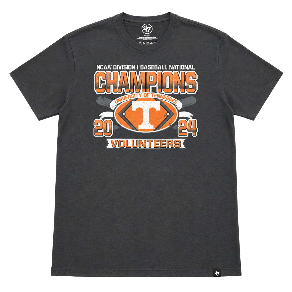 47 Tennessee Volunteers 2024 NCAA Baseball National Champions Shirt L NWT 1