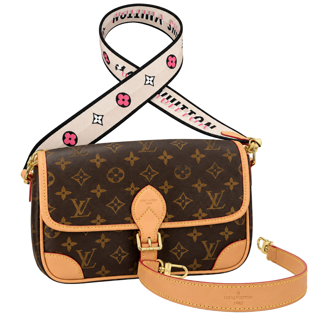 Louis Vuitton Diane Monogram Canvas Satchel Handbag 1