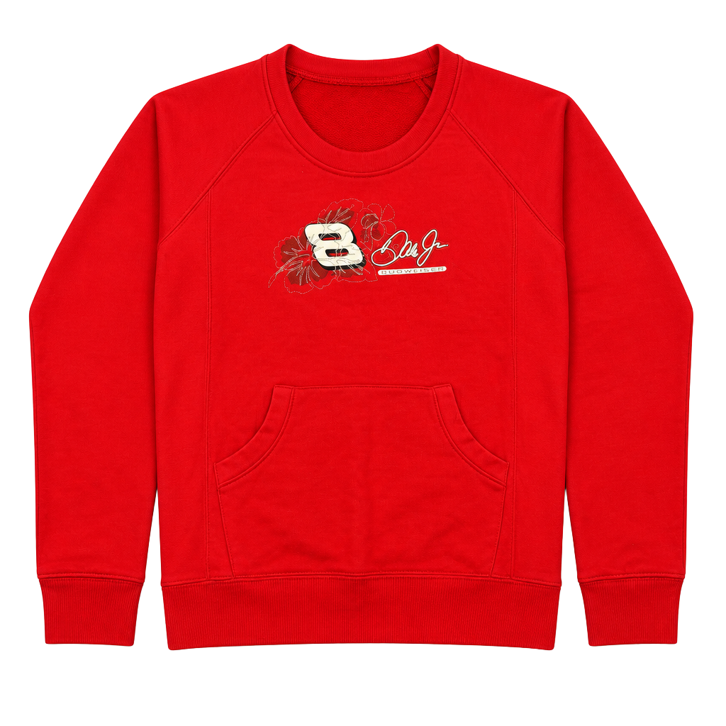Chase Authentics For Women Nascar Dale Earnhardt Jr. #8 Budweiser Sweatshirt 1