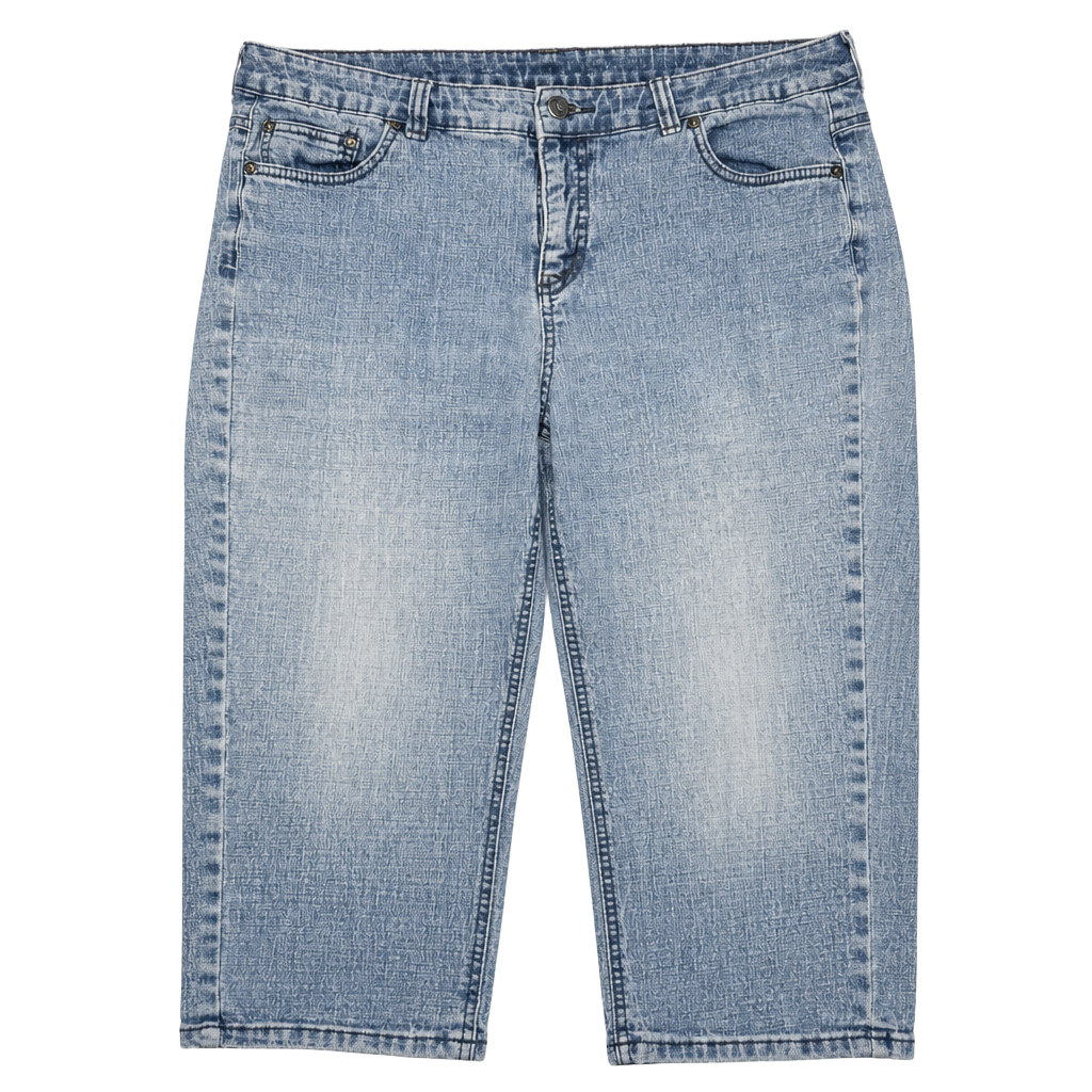 Just My Size Women's Plus Size Straight Leg Denim Jeans w/ Butterfly Embroidery 1