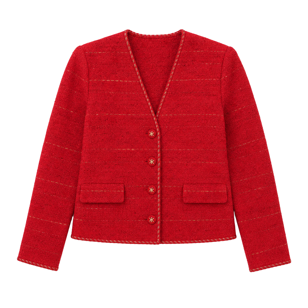 2 Kobi Halperin Clara Red Tweed Cropped Jacket. NWT I XS
NWT MED 1