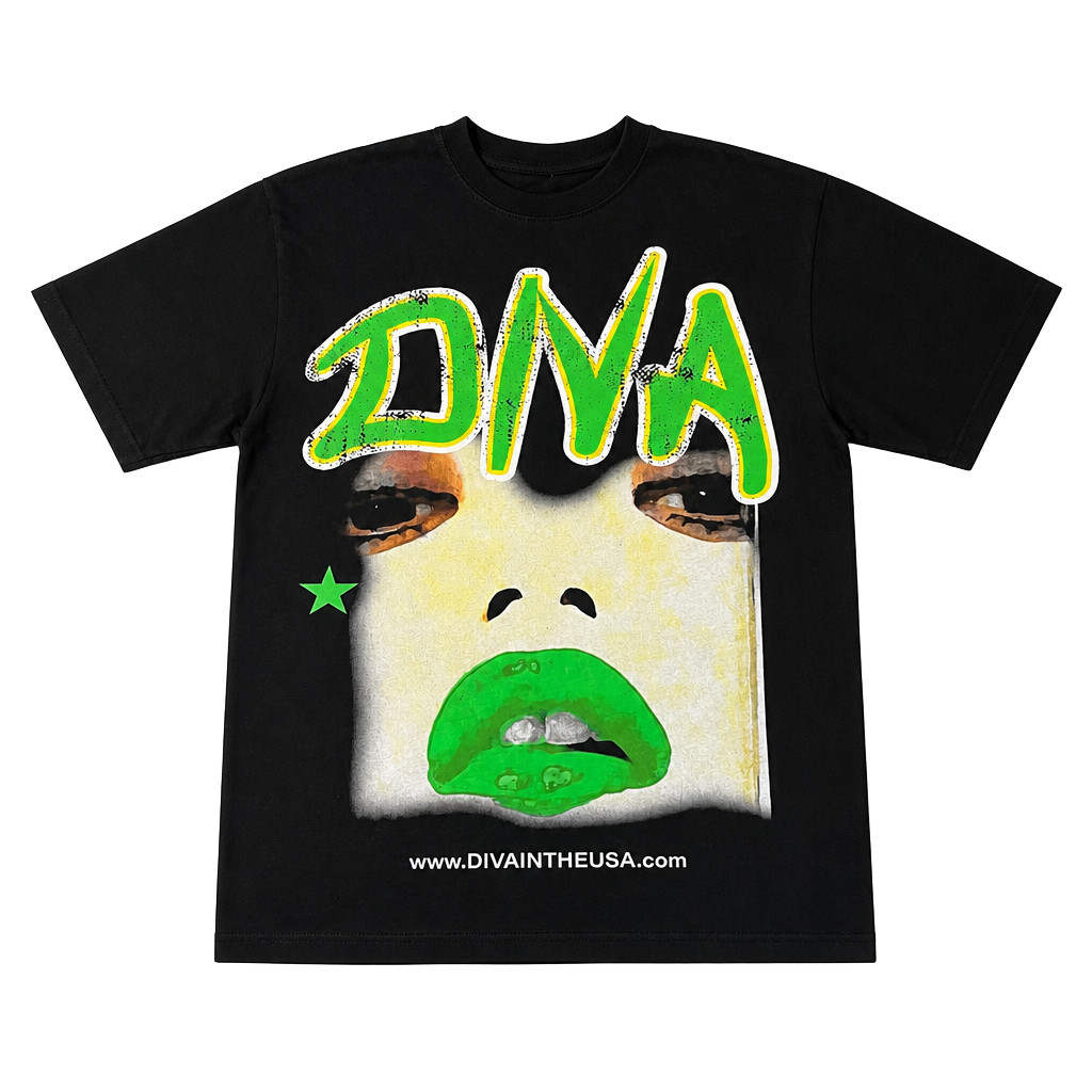 Divin The USA dna Graphic T-Shirt Black 1
