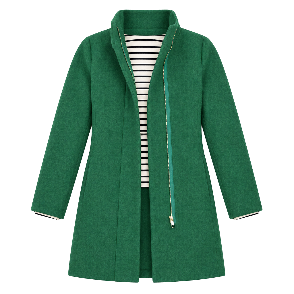 J. Crew City Connect Wool Blend Coat 1