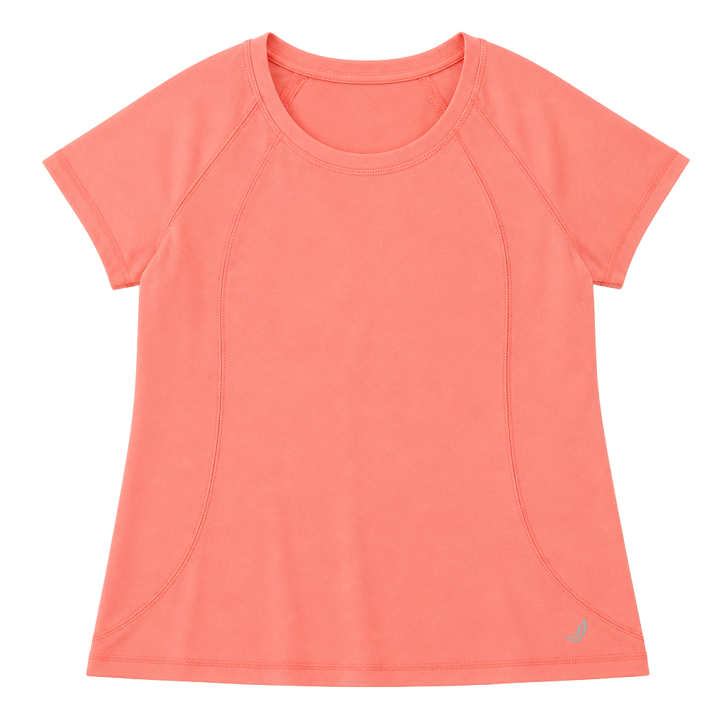 Exertek Women's Coral Athletic T-Shirt 1
