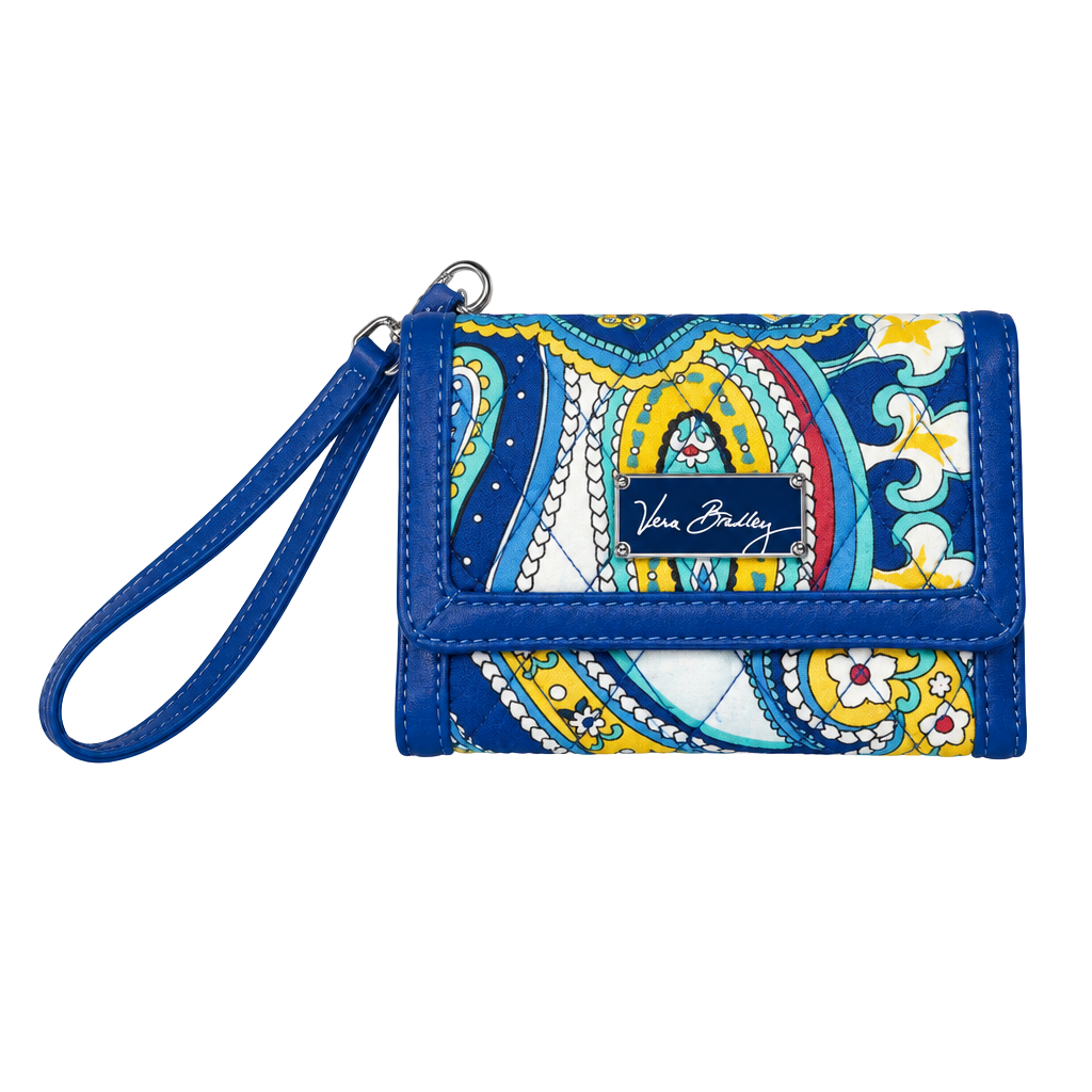 Vera Bradley Marina Paisley Wallet Wristlet 1