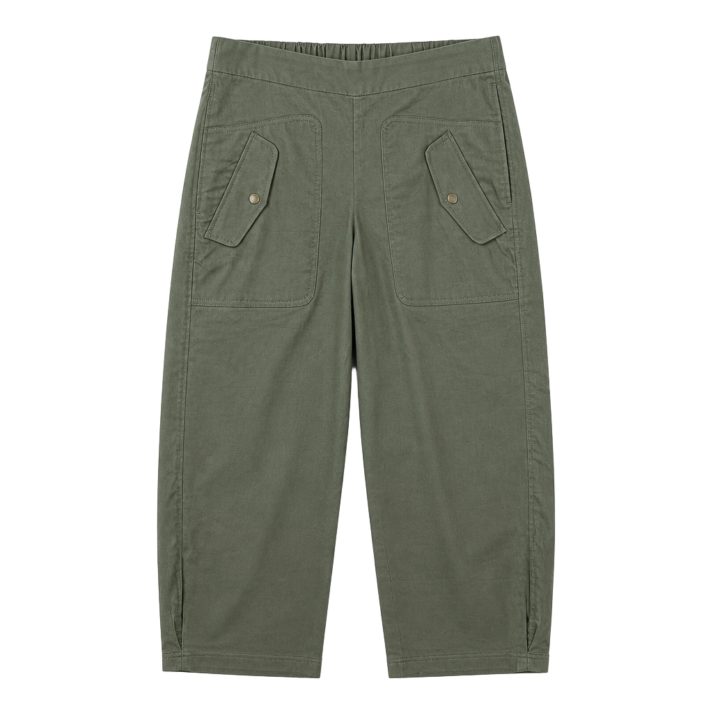 Banana Republic Linen Blend Parachute Pants Size L Green 1