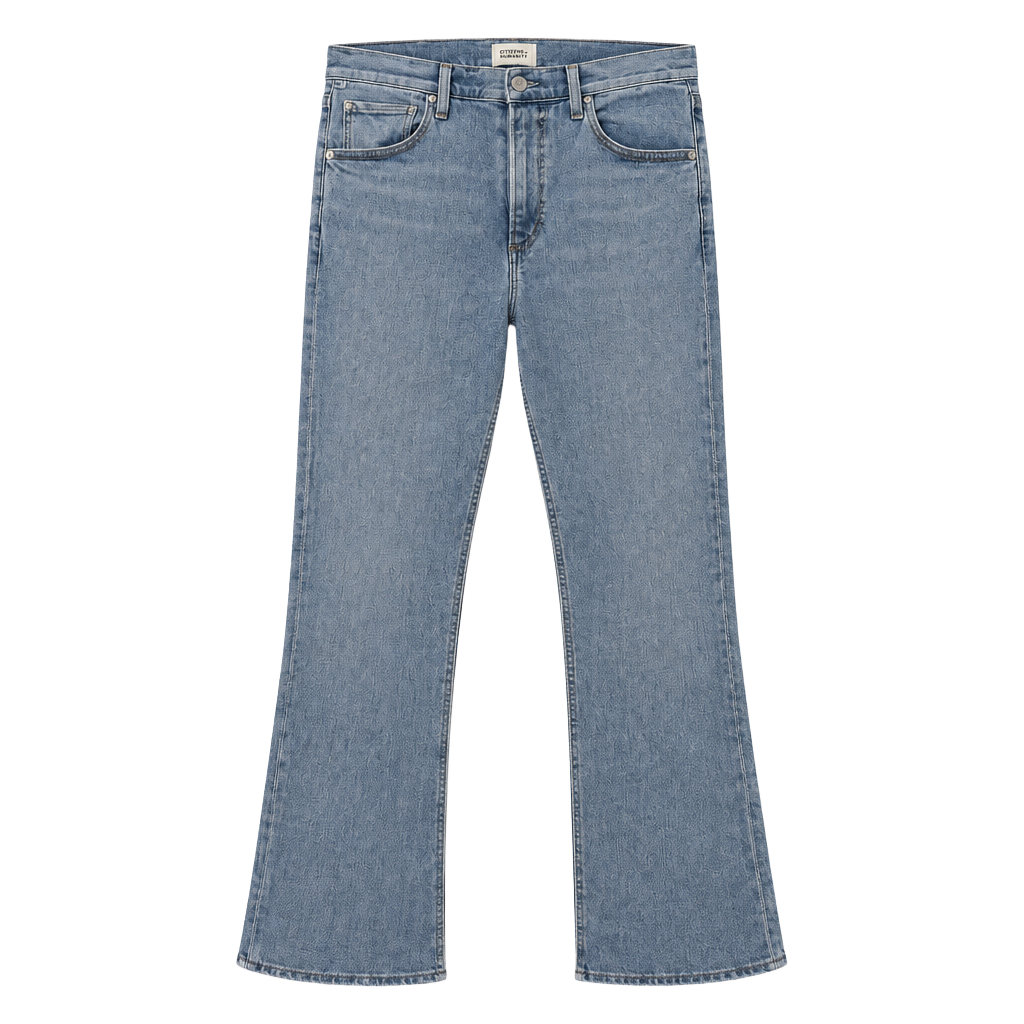 Citizens of Humanity Isola Cropped Boot Jeans Size 27 Light Wash 1