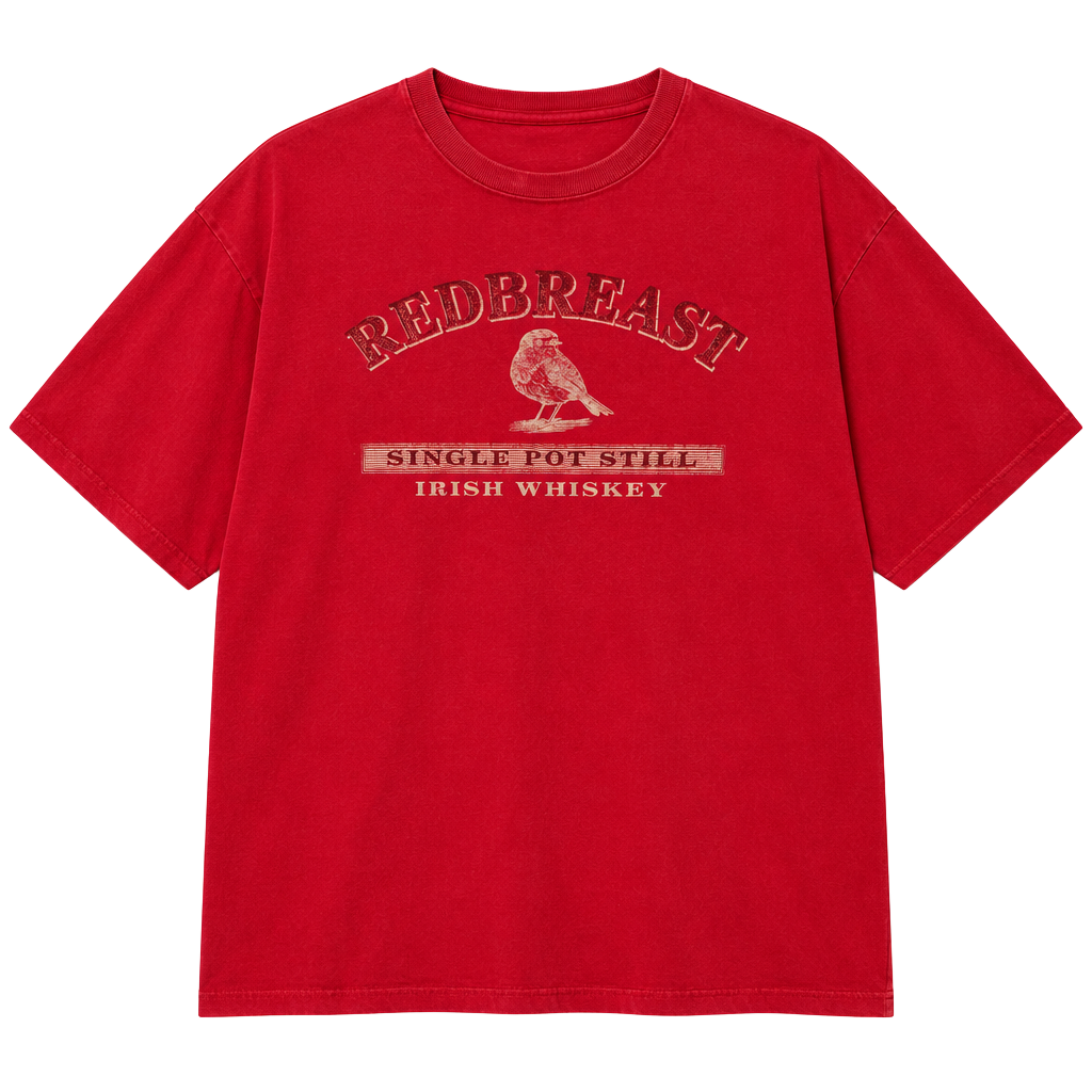 Redbreast Irish Whiskey Single Pot Still Graphic T-Shirt Red 1