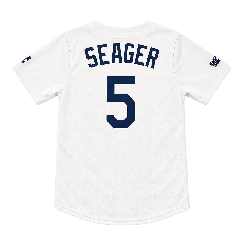 MLB Los Angeles Dodgers Corey Seager 5 Jersey White Youth XL 1