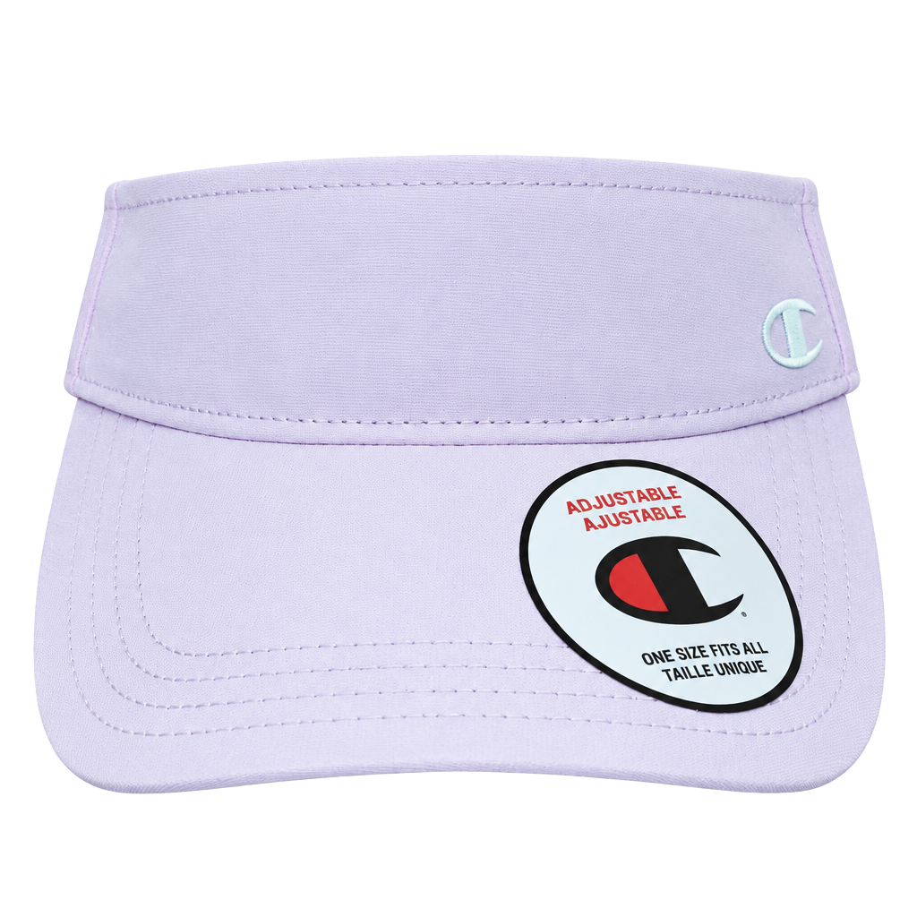 Champion Women's Pink Visor Hat Adjustable One Size Polyester 1