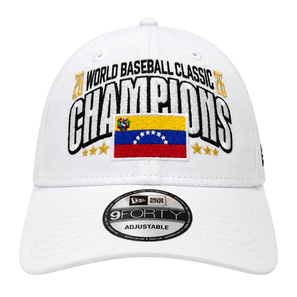 New Era Venezuela 2026 WBC Champions 9FORTY Adjustable Hat White NWT 1