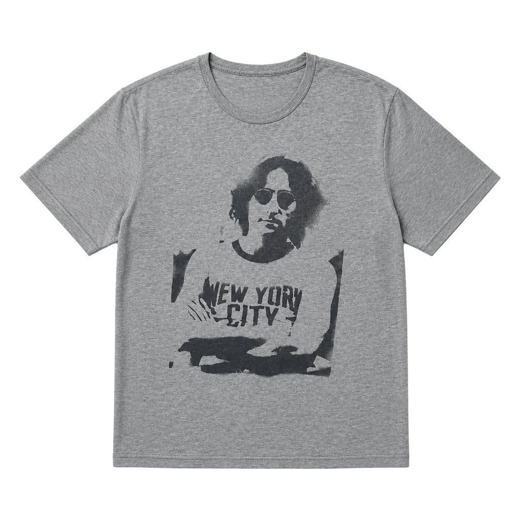 Live Nation Gray Graphic T-Shirt of John Lennon 1