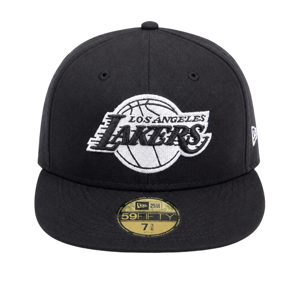New Era Black Los Angeles Lakers Cap 1