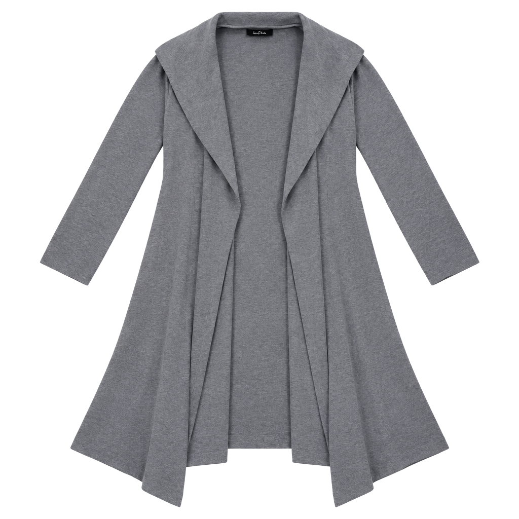 Love Tree Gray Long Cardigan Sweater 1