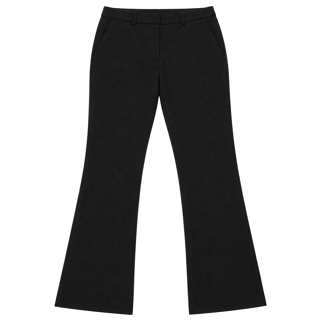 Express Super Soft Twill Boot Pants Size 12R Black 1