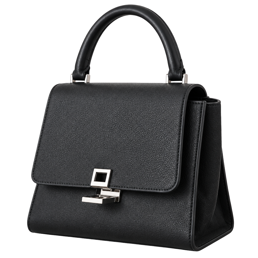 Céline Black Leather Handbag 1