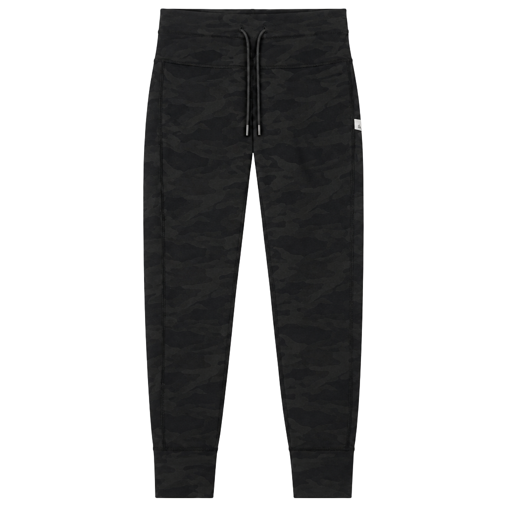Vuori Women’s Performance Jogger Black Camo Size Small 1