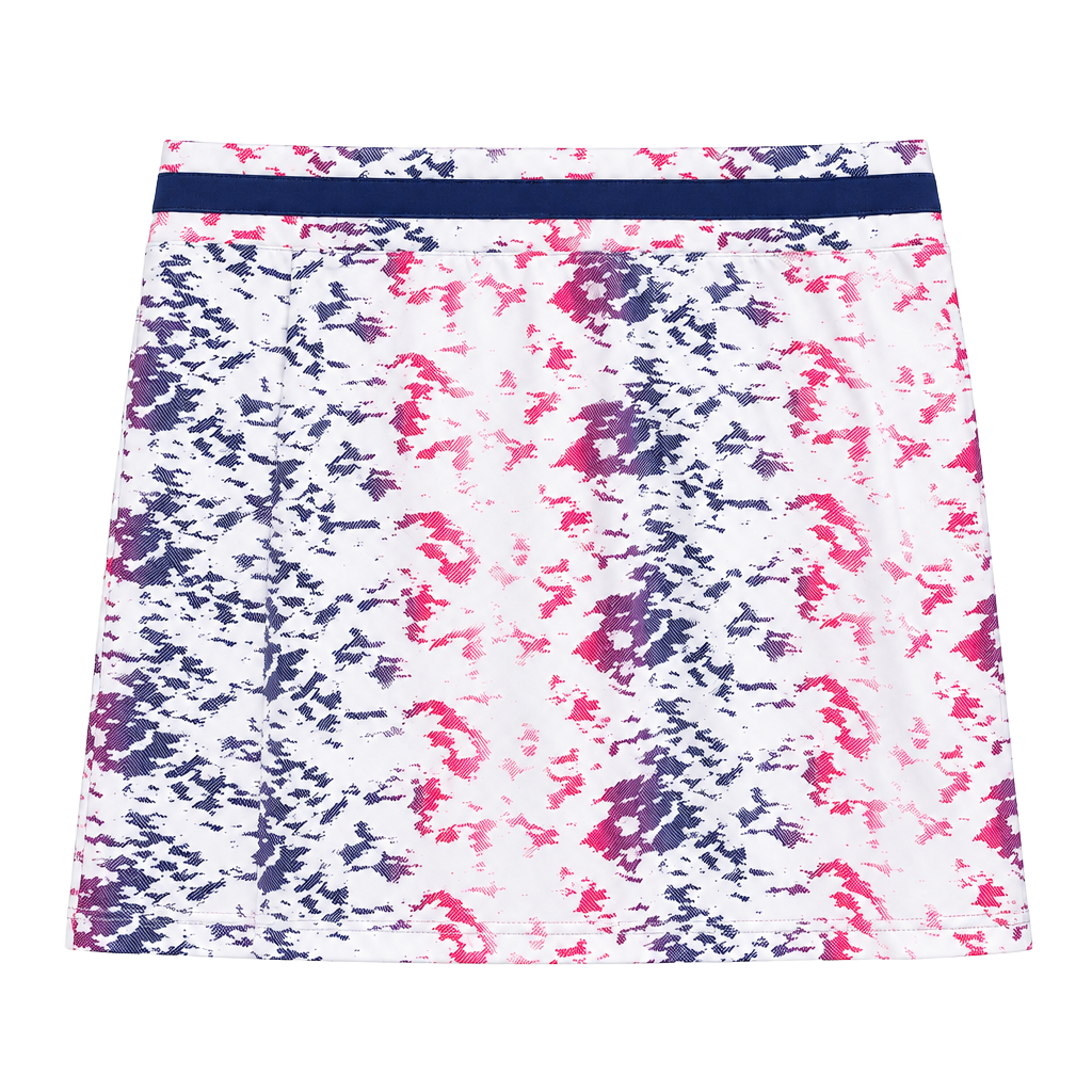 NWT Pebble Beach Skort Size L Pink White Athletic Golf Tennis Skort 16” 1