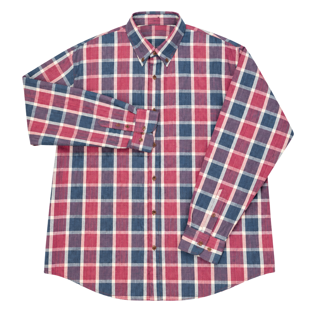Haggar Plaid Long Sleeve Button Down Shirt Mens Size XL EUC 1
