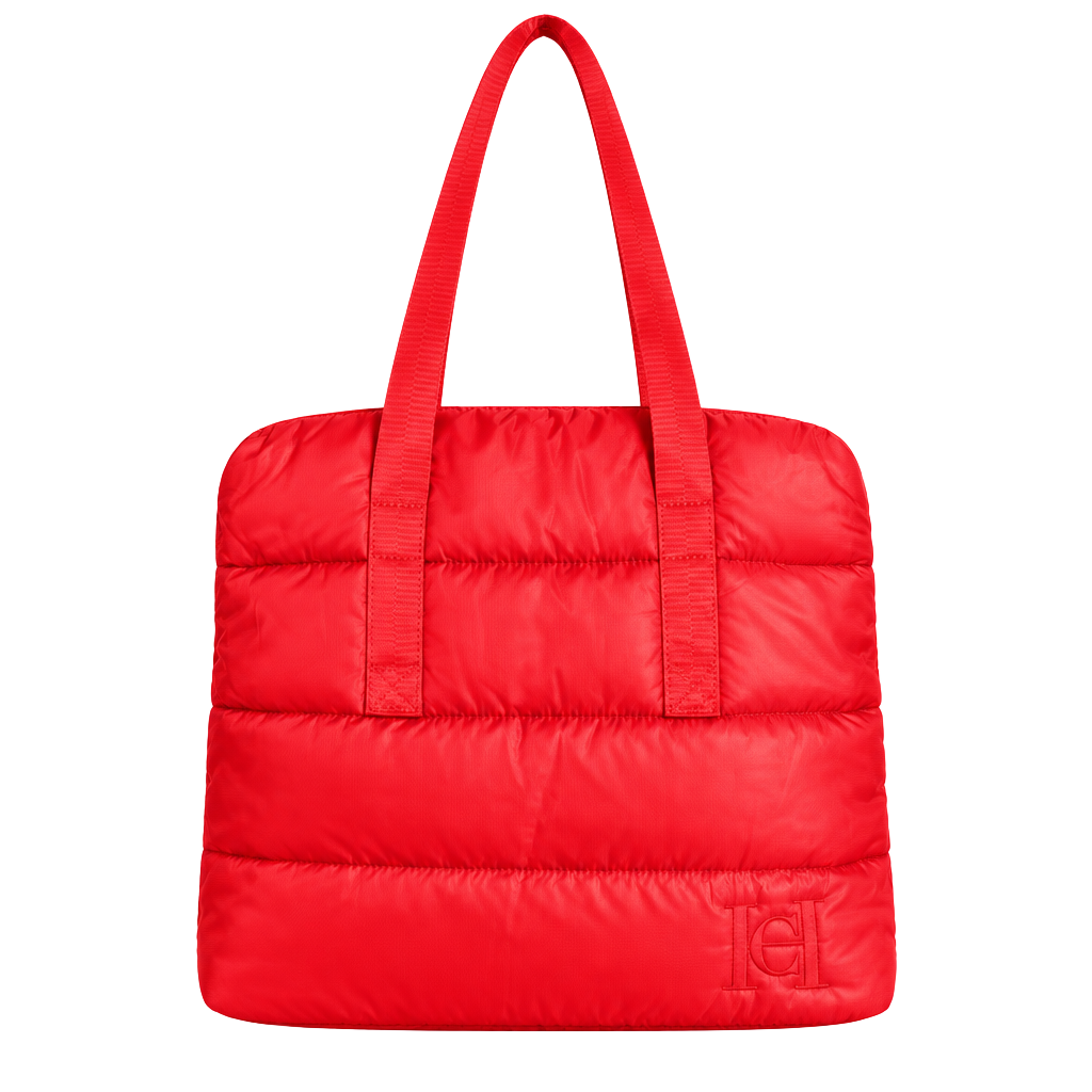 Carolina Herrera Good Girl Red Puffy Tote Bag 1