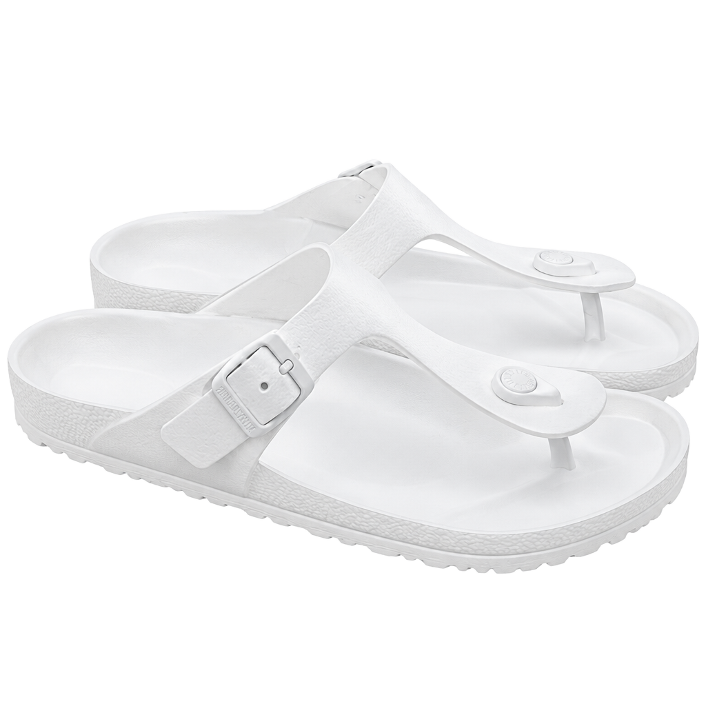 Birkenstock Gizeh EVA Size 42 White Thong Sandals 1