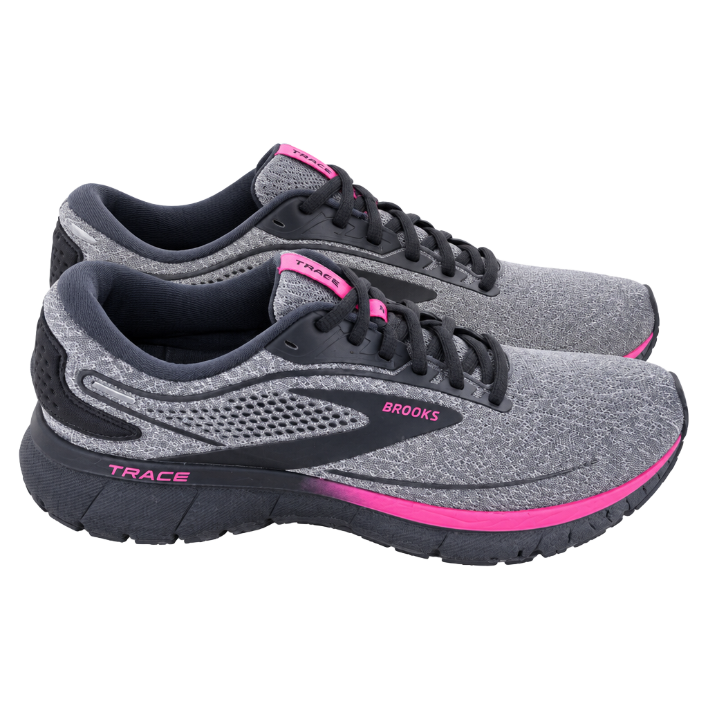 Brooks Trace 2 Running Shoes Gray Pink 1