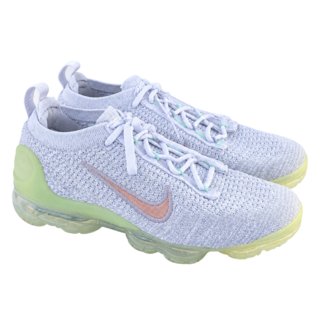 Nike Air VaporMax 2021 Flyknit GS Size 4Y Pure Platinum Mint Foam 1
