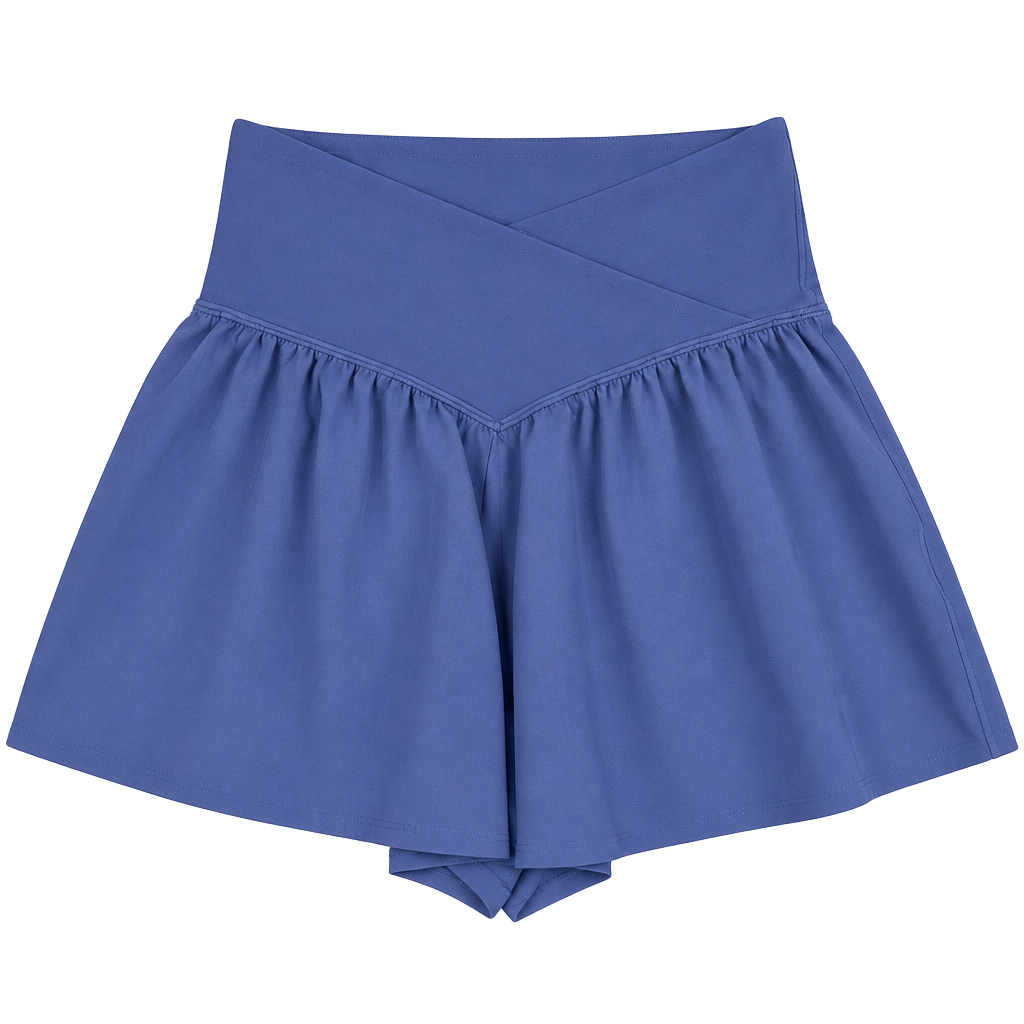 Offline By Aerie Real Me Crossover Flowy Short Size XXS Blue Athletic Workout 1