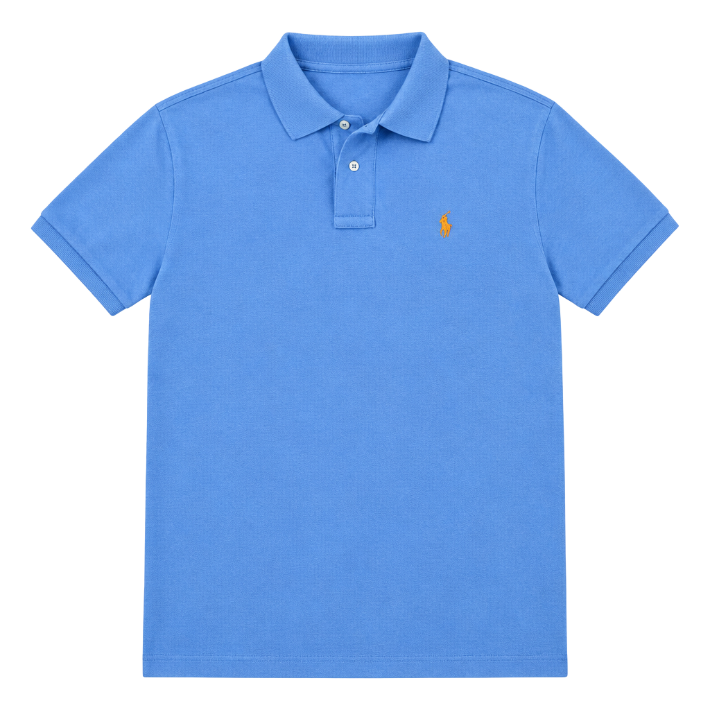 Polo by Ralph Lauren Polo Shirt Size M Blue Cotton Short Sleeve 1