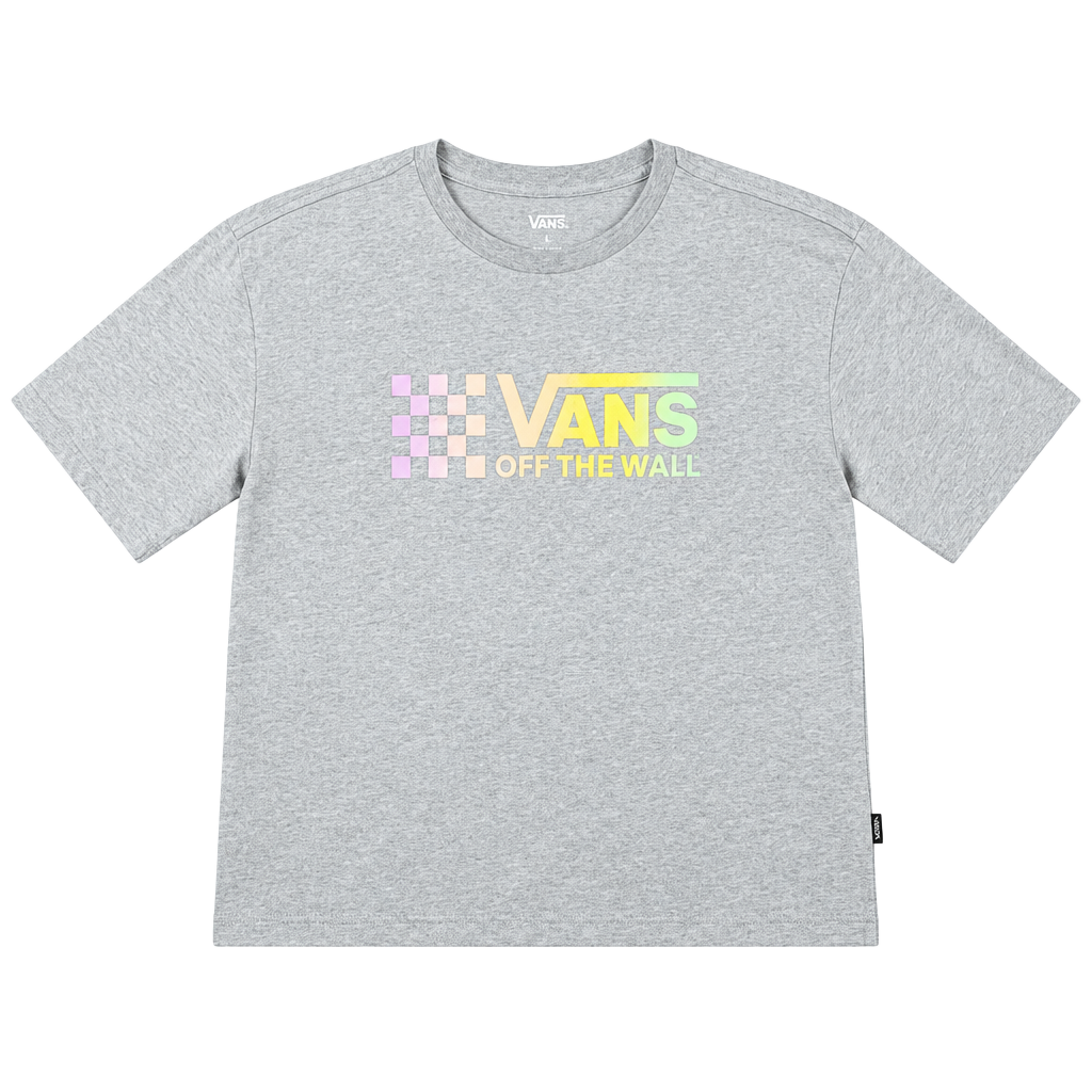 Vans Graphic T-Shirt Size Small Gray Off The Wall Checkered 1